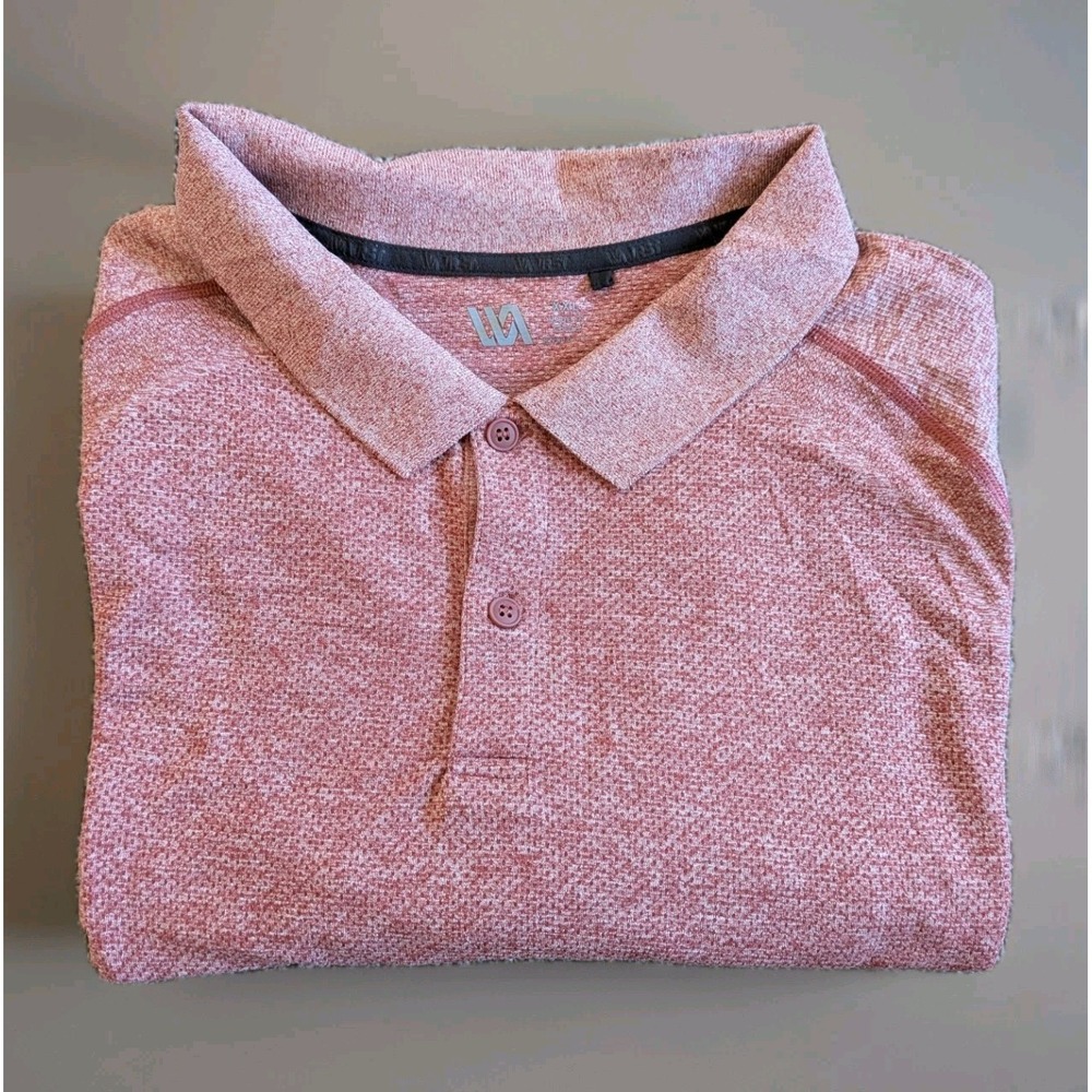 VRST Men's Polo Shirt‎ Heathered Red XXL